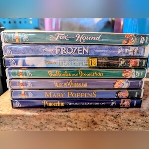Disney DVD Set Of 7